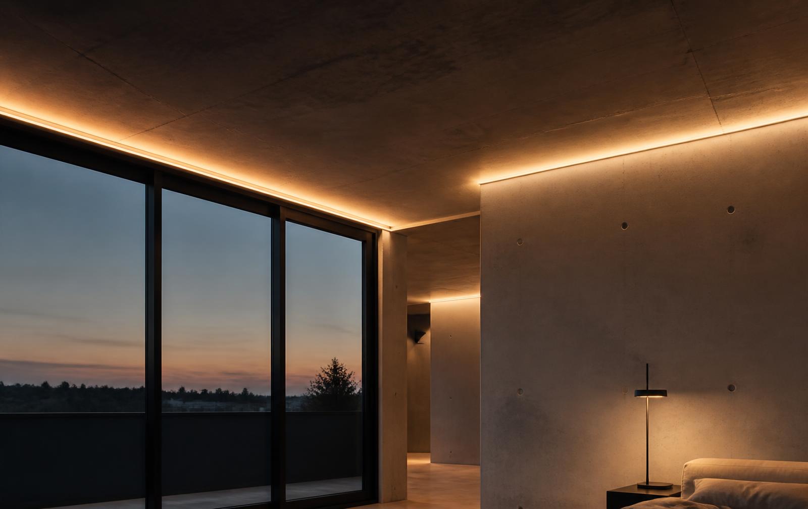 Sfeerverlichting in een moderne woning